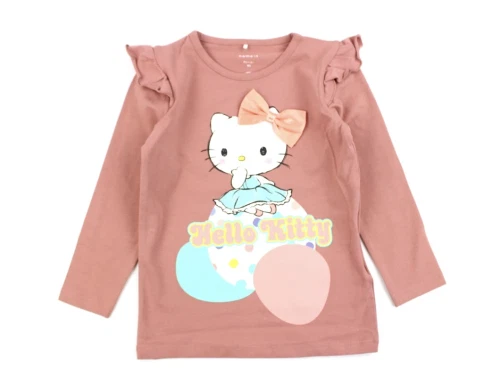 Name It ash rose Hello Kitty sløjfe top